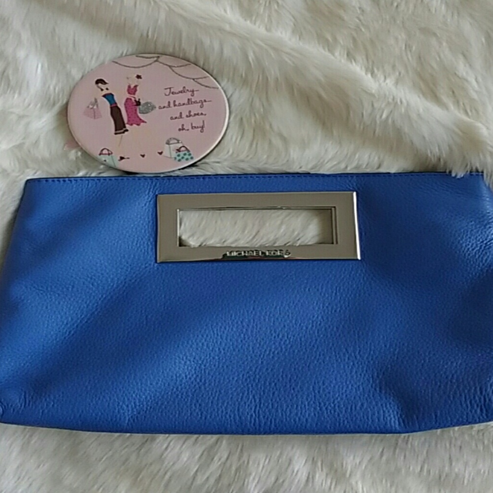 NWOT Michael Kors Berkeley clutch